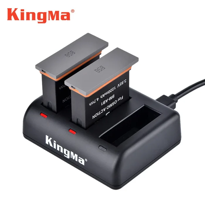 For DJI OSMO Action lithium battery / 3-Way Charger / Diving Waterproof Protective housing Case For DJI Action Camera Accessori - Image 2
