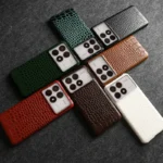 Suitable for Xiaomi 13/14 PRO 13/14 ULTRA PocoF6 Phone Case Genuine Leather Crocodile Pattern Protective Case Business Anti Drop - Image 2