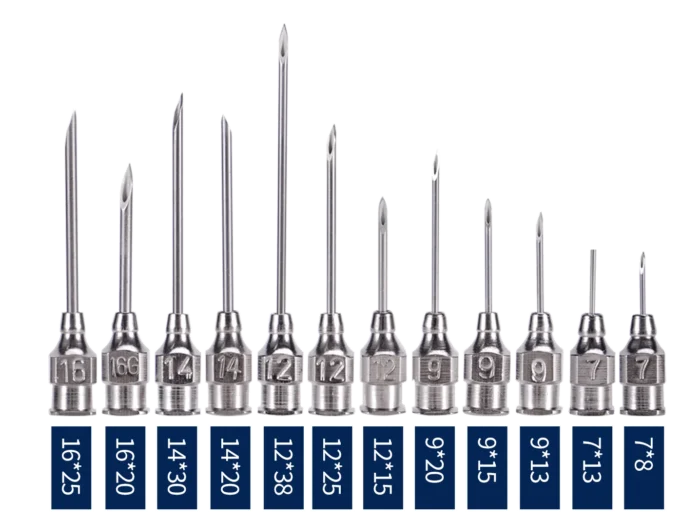 10/20/30/50ml Veterinary Tool Vaccine Syringe with 10 Needles for Farm Livestock Pig Cattle Sheep Chicken Pinhead Injection Tool - Image 6