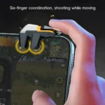 For PUBG 4/6 Fingers Mobile Game Trigger L1 R1 Key Button Mechanical Phone Gamepad Controller for iOS & Android PUBG Controller - Image 3