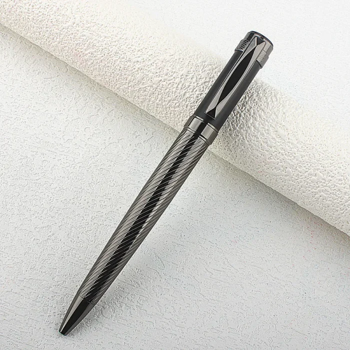 1pc Luxury Heavy Feel Metal Ballpoint Pens School Business Office Signature Roller Pen Writing Student Stationery Supplies - Image 1