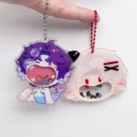 Game Love and Deepspace Xavier Zayne Rafayel Sylus Cosplay Key Chain Acrylic Shake Shake Keychain Bag Pendant Keyring Accessory - Image 3