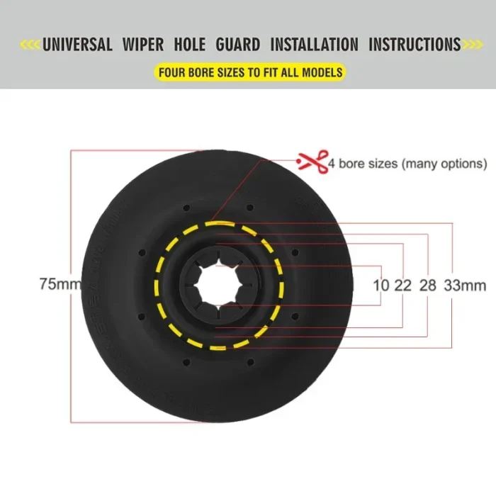 Car Wiper Arm Bottom Hole Protective Covers Silicone Car Windshield Wiper Sleeve Wiper Hole Dustproof Protector - Image 3