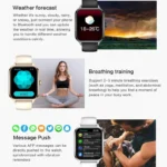 2025 Smart Watch For Men Women 2.01" Full Touch Screen Heart Rate Tracker Bluetooth Call Waterproof Sport Smartwatch Android IOS - Image 3