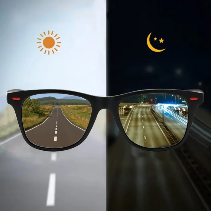 Night Vision Glasses PC Frame Polarized Sunglasses Men Outdoor Sport Sun Glasses Day Night Vision Driver Night Glasses Goggles - Image 1