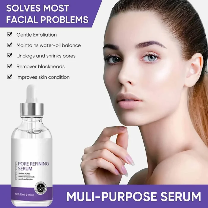 Pore Shrinking Serum Face Removing Large Pores Tightening Facial Pore Minimizing Essence Skin Care Beauty Firm skin - Image 5