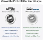 AZLA Max Buds 3 Pro Ear Tips for Galaxy Buds 3 Pro Ear Tips Premium Silicone Earbud Tips SMAPP-Certified Noise Cancellation - Image 2
