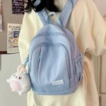 New Small Schoolbags for College Students, Simple and Versatile Girls' Backpacks for Travel, Small Fresh Backpacks Cute Backpack - Image 3