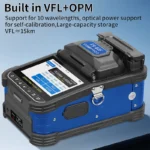 FS-60F Optical Fiber Fusion Splicer 6 Motors FTTH Fiber Optic Core Welding Machine Multilingual Touch Screen Built-in VFL OPM - Image 4