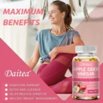 Apple Cider Vinegar Capsules B Vitamins Weight Management Detox For Bloating and Constipation Slimming Products Fat Burning - Image 3