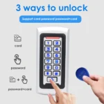 RFID Reader Metal 125KHz Access Control Keypad Standalone Access Controller EM4100 Keychains 2000 Users Backlight Keyboard WG26 - Image 4