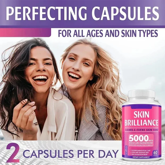 Skin Whitening Capsules - Glutathione, Helps with Dark Spots and Pigmentation, Has Anti-aging and Antioxidant Properties - Image 4