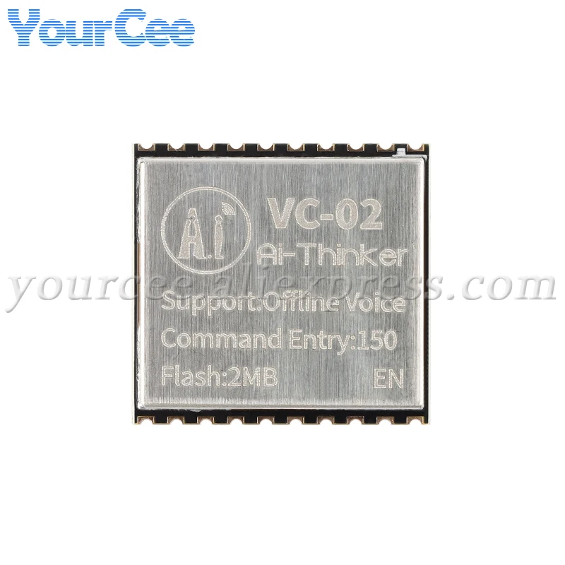 kf-S14b6d301adf24c608a3c1da8332af8fcn 2pcs/1pc VC-02 VC-01 AI Intelligent Network-free Pure Offline Voice Development Board VC02 2MB Recognition English Sound Control - Image 5
