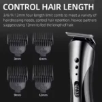 KEMEI KM-1407 Professional Electric Shaver Beard Razor Rechargeable Electric Nose Hair Clipper Multifunctional Men Hair Trimmer - Image 3