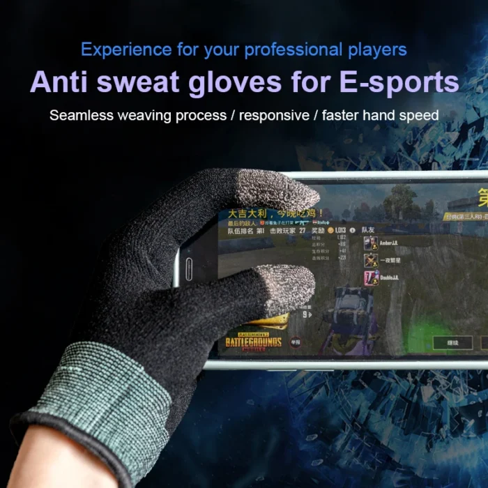 1/3/5SETS Thumb Sleeve Gloves Sweat Proof Sensitive Accessories For Gamer Touch Screen Fingertips Gloves Cover Breathable - Image 4