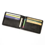 RFID Men's Leather Slim Bifold Money Clip Wallet Front Pocket Credit Card Holder - Image 3