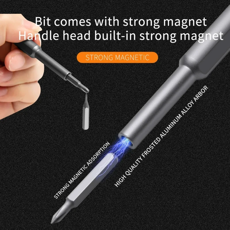 kf-S29087a5ca244497ab3cff98942f65868z UF Tool 25-in-1 Magnetic Screwdriver Set - Precision Repair Kit for Phone, Computer & Electronics - 24 Detachable Steel Bits - Image 5