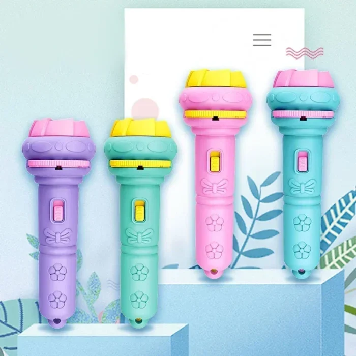 Flashlight Projector Torch Lamp Toy Cute Cartoon Creativity Toy Torch Lamp Flashlight Projector Toy Baby Sleeping Story Book - Image 6
