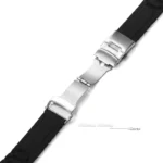 Curved End Silicone Watch Band 20mm 22mm Soft Rubber Watch Strap Folding Buckle for Men Watch Replacement Universal Bracelet - Image 3