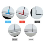 4Pcs Silicone Car Door Corner Cover Anti-Scratch Protection Auto Door Anti-Collision Protector Bumper Crash Scratch Protector - Image 4