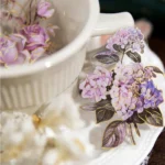 20 Pcs Vintage Butterflies Flowers PET Stickers Pack DIY Diary Junk Journal Decoration Plant Collage Sticker Album Scrapbooking - Image 5