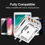Fast Charging USB C PD Charger 4 Ports Quick Charge 3.0 Type C USB Phone Chargers Adapter For iPhone 16 15 Samsung Xiaomi Huawei - Image 4