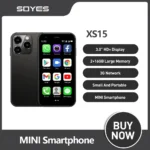 SOYES XS15 Ultra-thin 3.0Inch Small Phone 2GB+16GB Android 8.1 Dual SIM Standby 3G Mini Smartphone 1000mAh Wifi GPS Mobile Phone