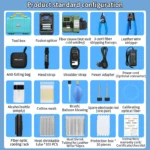 FS-60F Optical Fiber Fusion Splicer 6 Motors FTTH Fiber Optic Core Welding Machine Multilingual Touch Screen Built-in VFL OPM - Image 6