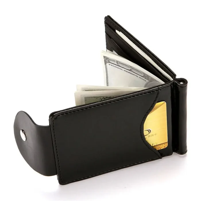 High Quality Multifunctional PU Leather Short Wallets Male Fashion Vintage Purse Hasp Coin Pouch Cards Holder Money Clips - Image 4