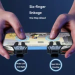 G21 Mobile Phone Game Trigger Gamepad Joystick 6-Finger Aim Shooting L1 R1 Key Button Game Fingertips For PUBG Game Controller - Image 5