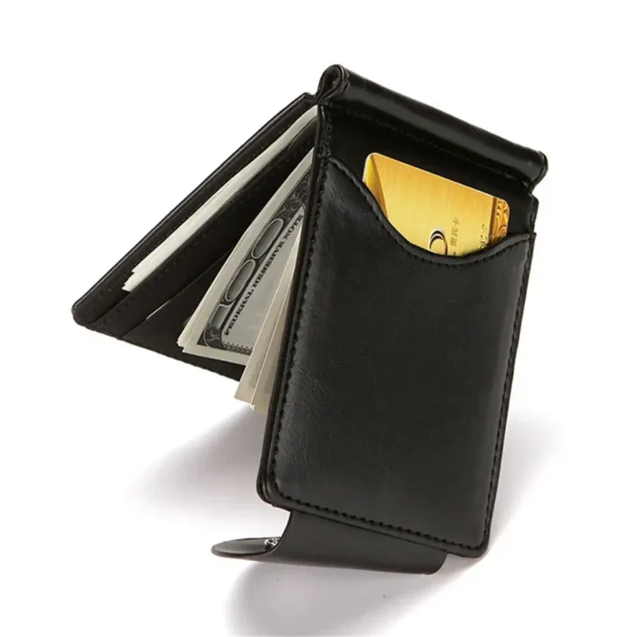 High Quality Multifunctional PU Leather Short Wallets Male Fashion Vintage Purse Hasp Coin Pouch Cards Holder Money Clips - Image 5