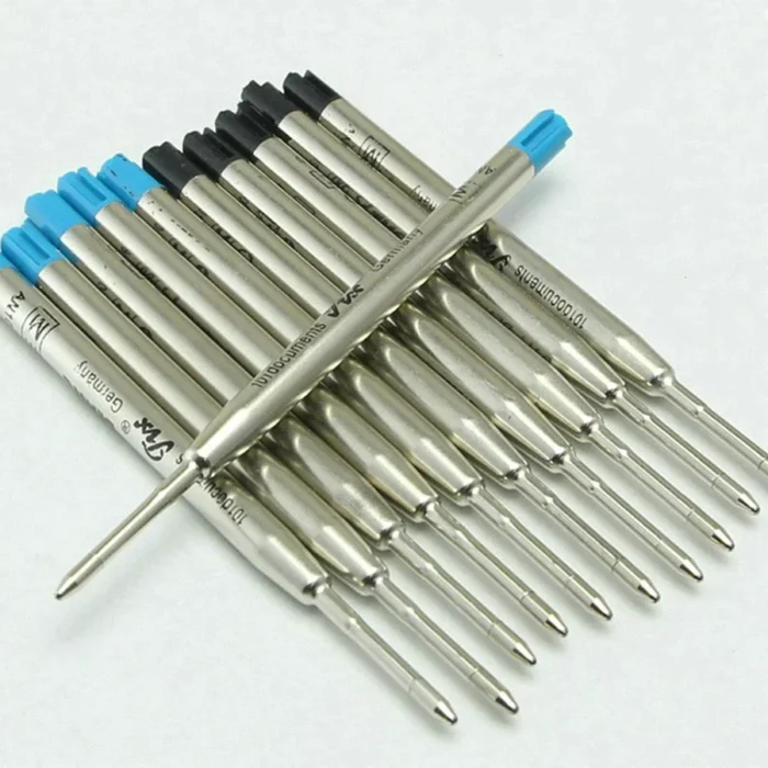 10PCS Promotion Classique International Refill Black/Blue for Ballpoint School Office Writing Smooth Ink Accessories A No Box - Image 3