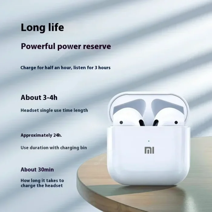 Xiaomi Bluetooth Wireless Earphones Sleek Design Superior Sound Comfortable Fit Quality Long Battery Life for All-Day Listening - Image 2