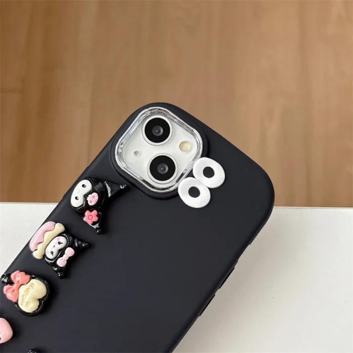 For Huawei Honor 400 300 200 Pro Power 90 Lite 70 60 50 9X Phone Case 3D Cinnamoroll Kitty Cartoon Wrist Strap Eyes Cover - Image 2