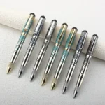 Luxury Metal Ballpoint Pen - Medium Point Twist Closure for Daily Office Writing Blue Ink Stationery School Supplies - Image 2