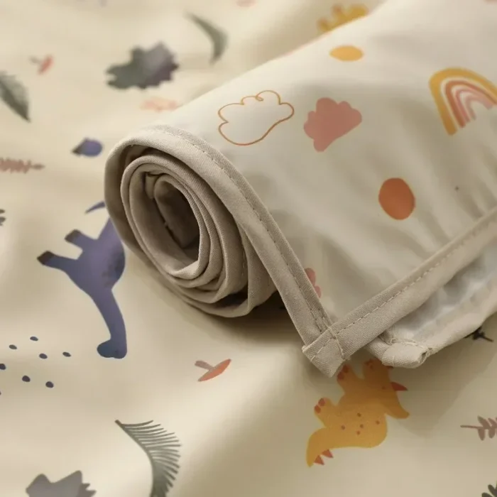 Baby Diaper Mat Soft PU Waterproof Leak Proof Washable Newborn Urine Pad Changing Pad Liners Reusable Picnic Travel Mats - Image 1