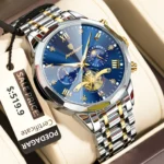 POEDAGAR Luxury Men Watch Top Original Waterproof Luminous Chronograph Man Wristwatch Stainless Steel Quartz Men's Watches Reloj - Image 2