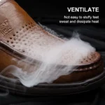 GOLDEN CAMEL Men's Shoes Loafers Genuine Leather Casual Shoes Cowhide Soft Sole Hollow Breathable Shoes for Men 2023 Summer New - Image 3