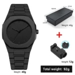 2025 New Modern Simple Creative Sports Watch Casual Design Business Waterproof Quartz Watches Gift for Men Reloj Hombre