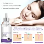 Pore Shrinking Serum Face Removing Large Pores Tightening Facial Pore Minimizing Essence Skin Care Beauty Firm skin - Image 3