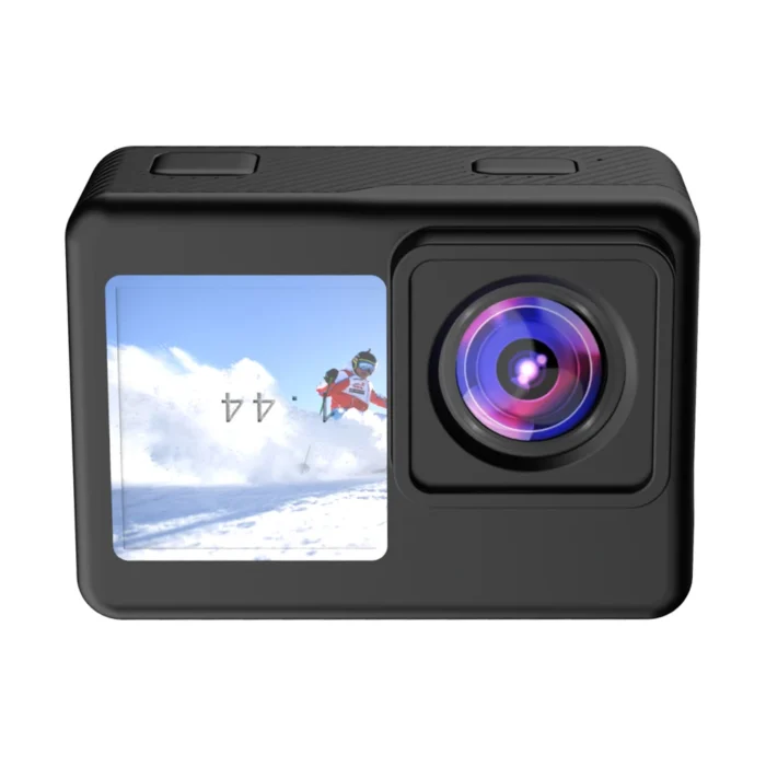 4K UHD Action Camera 1080P 30FPS 2.0 Inch IPS Screen Video Camera Anti-Shake Dual Screen Display 120 Wide Angle 30M Waterproof - Image 3