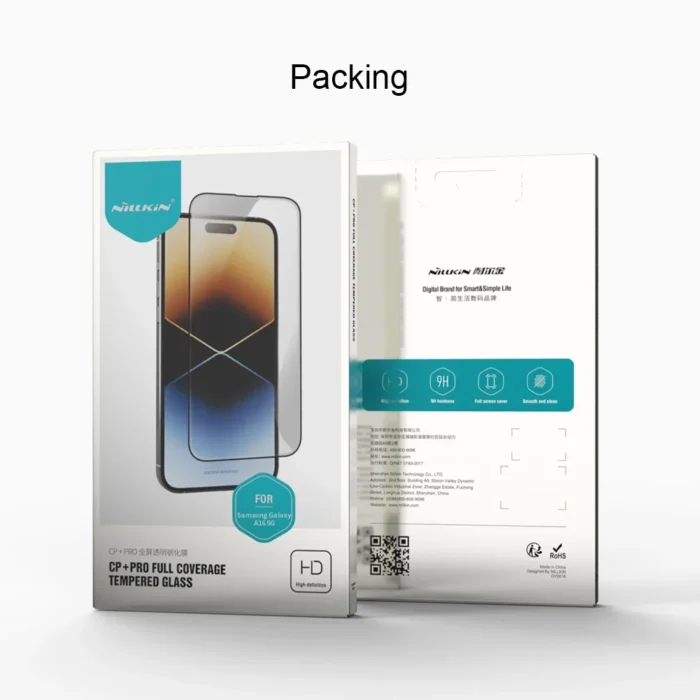 Nillkin For Samsung Galaxy A56 A36 A26 A16CP+Pro Tempered Glass, 2.5D Full Cover 9H Anti Explosion Screen Protector - Image 6