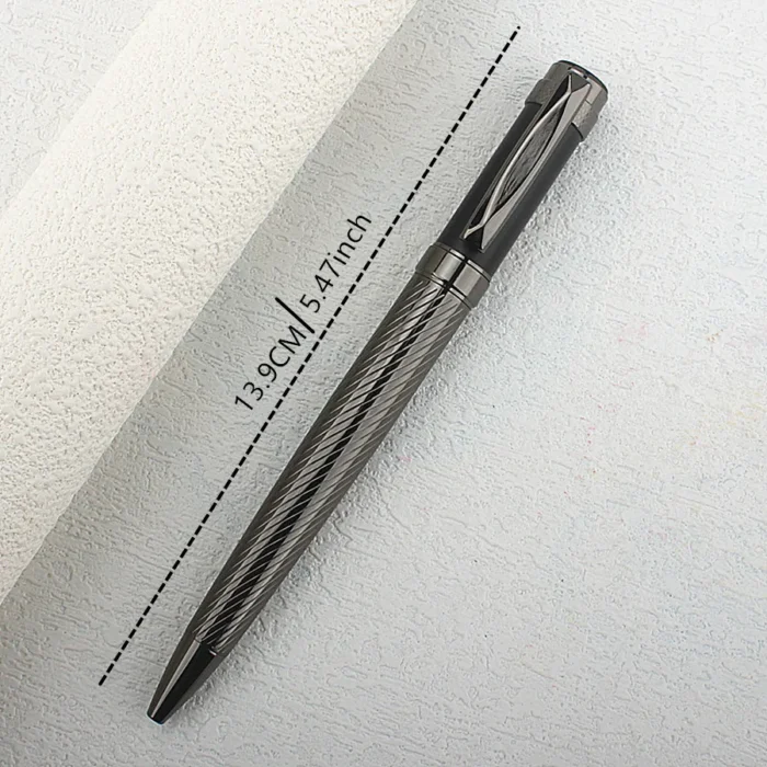 1pc Luxury Heavy Feel Metal Ballpoint Pens School Business Office Signature Roller Pen Writing Student Stationery Supplies - Image 4