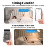 16A Tuya Smart Mini WiFi Switch Energy Monitor 2-way Control Switch Mini Breaker Smart Life Work with Alexa Google Home Alice - Image 2