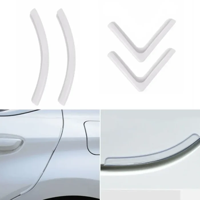 4Pcs Silicone Car Door Corner Cover Anti-Scratch Protection Auto Door Anti-Collision Protector Bumper Crash Scratch Protector - Image 3