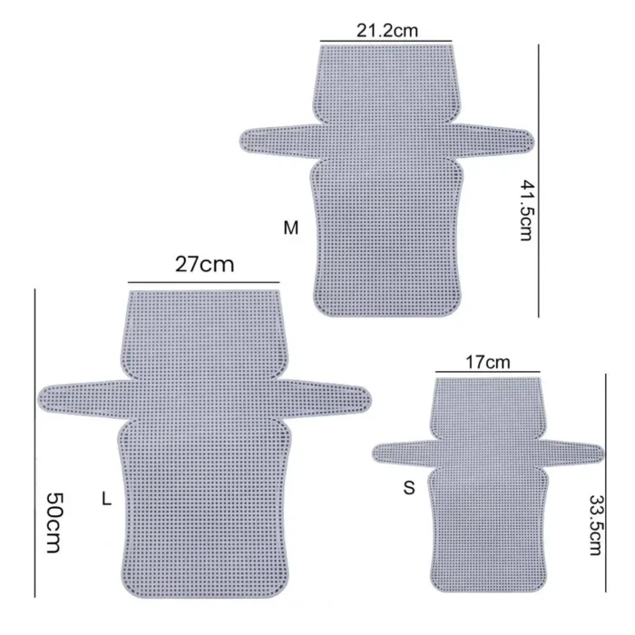 Labor Saving Cross Stitch Needlepoint Embroidery Crocheting Purse Plastic Plate Flexible Knitting Bag Canvas Sheet - Image 3