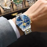 POEDAGAR Luxury Men Watch Top Original Waterproof Luminous Chronograph Man Wristwatch Stainless Steel Quartz Men's Watches Reloj - Image 6