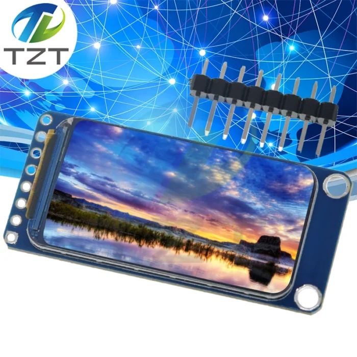 TZT 1.47" 1.47 Inch 172x320 SPI Full Color TFT HD IPS Screen LCD LED Display Module 172*320 ST7789 Controller 3.3V SPI Interface - Image 1