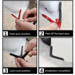 4Pcs Silicone Car Door Corner Cover Anti-Scratch Protection Auto Door Anti-Collision Protector Bumper Crash Scratch Protector - Image 6
