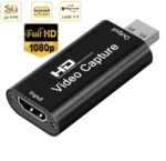 4K HDMI-Compatible Video Capture Card USB 2.0 Streaming Board Capture 1080P Card Grabber Recorder Box for PS4 Game DVD Camera - Image 3